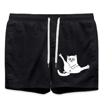 FIND X! - Badeshorts - Schwarz - Vorne - AI Model Male 185 light (185cm)