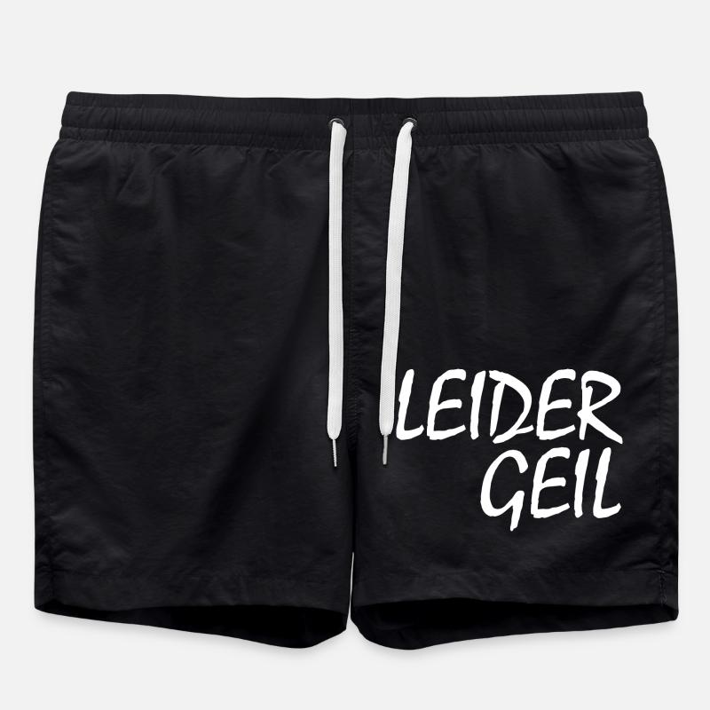 LEIDER GEIL - Badeshorts - Schwarz