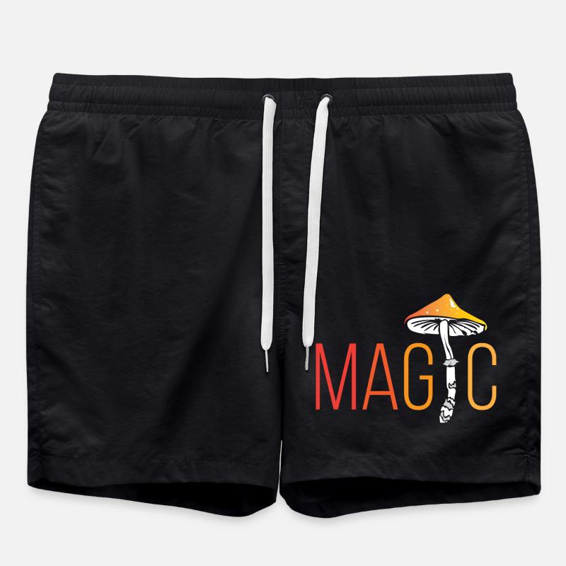 Magic Champignons Champignons Champignons - Short de bain - noir