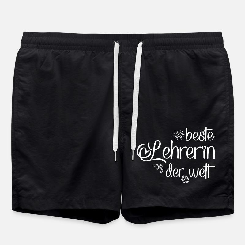 Lehrerin - Badeshorts - Schwarz