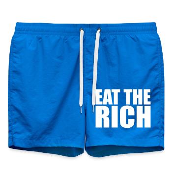 Eat the rich - Short de bain - cobalt blue - Devant