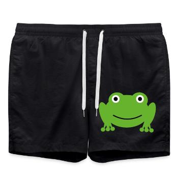 Grenouille - Short de bain - noir - Devant - AI Model Male 185 light (185cm)
