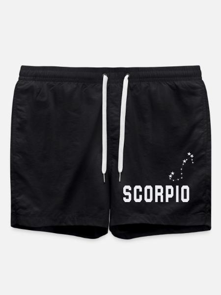 Sternzeichen Skorpion - Badeshorts - Schwarz