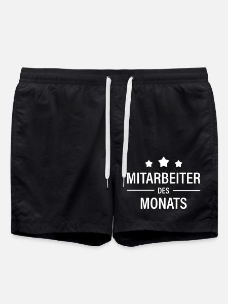 Mitarbeiter des Monats - Badeshorts - Schwarz