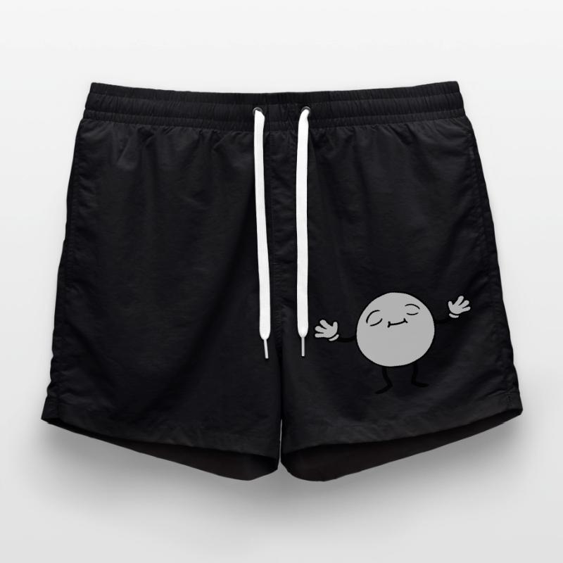 Egg Man Design Swim Trunks