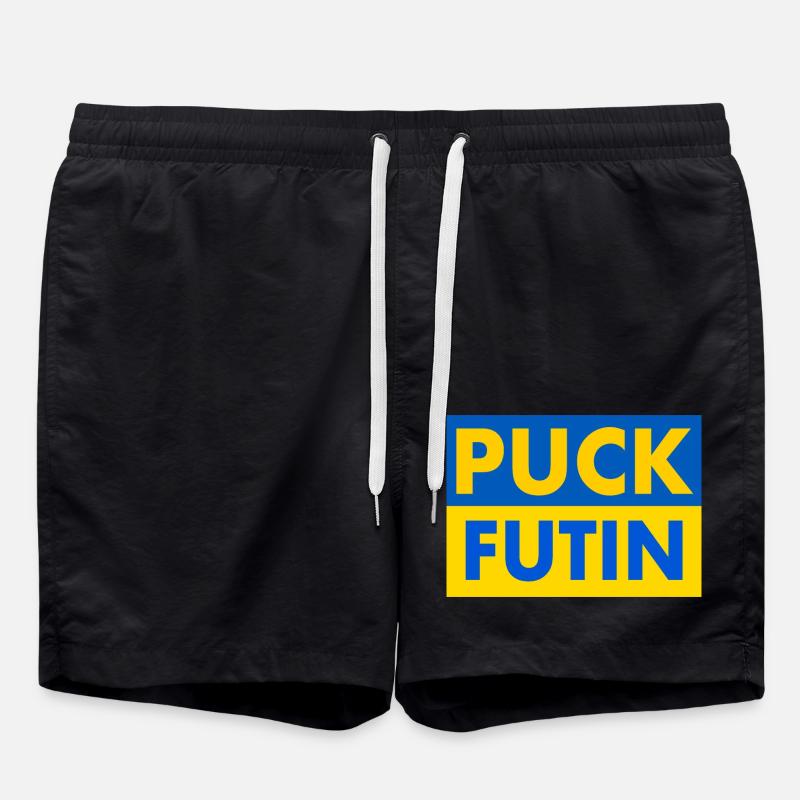 Puck futin - Short de bain - noir