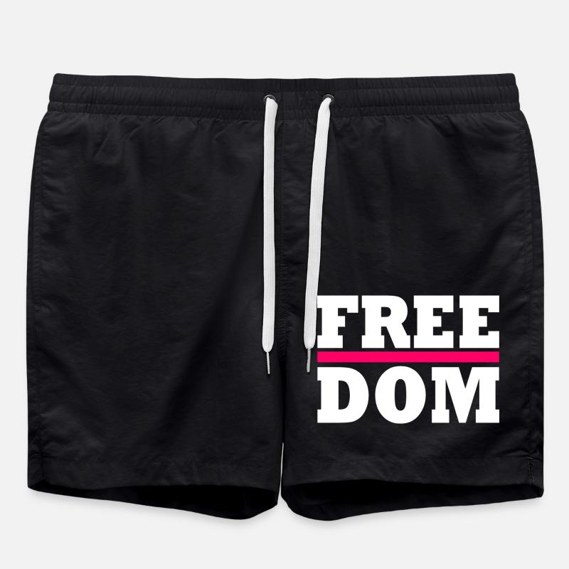 Freedom - Badeshorts - Schwarz