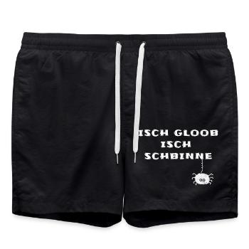 Saxony Proverbs Saxon - Swim Trunks - black - Front - AI Model Male 185 light (185cm)