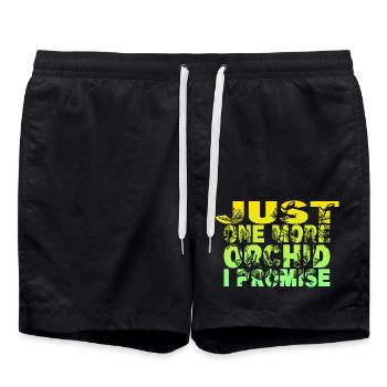 Juste une orchidée de plus que je promets - Short de bain - noir - Devant - AI Model Male 185 light (185cm)