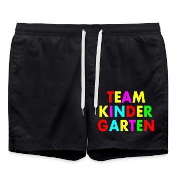 Team kindergarten - Short de bain - noir - Devant - AI Model Male 185 light (185cm)