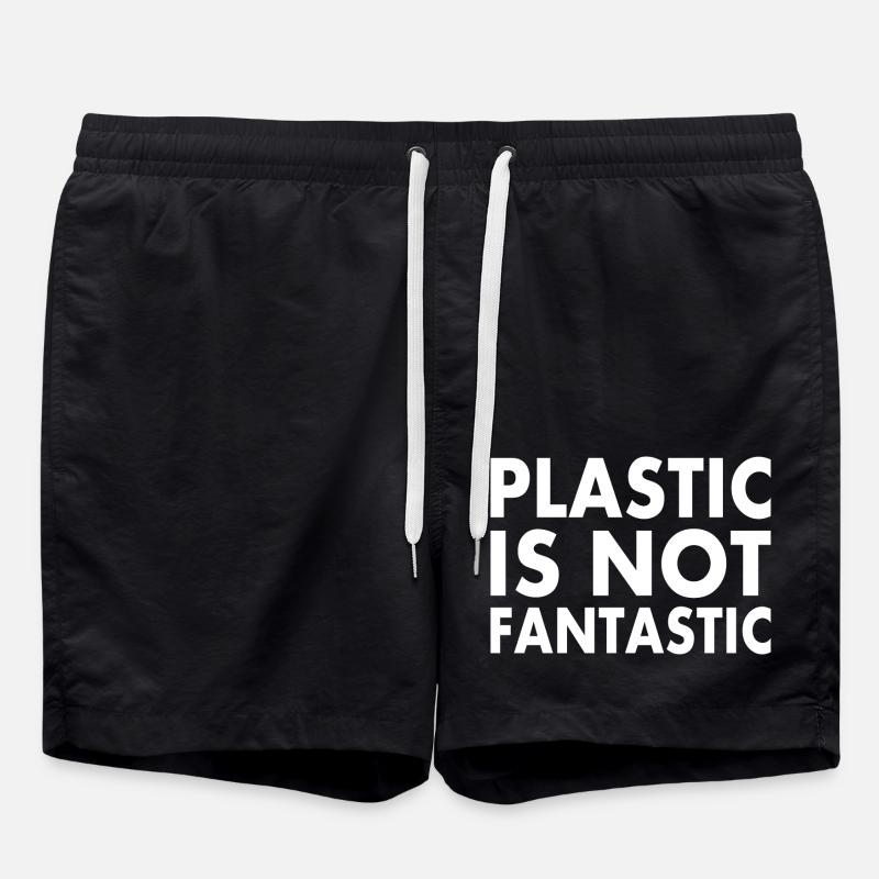 Plastic is not fantastic - Short de bain - noir