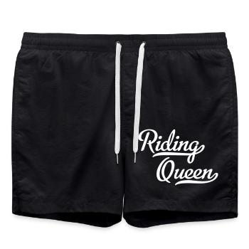 Équitation Queen - Short de bain - noir - Devant - AI Model Male 185 light (185cm)