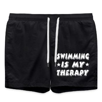 Nager - Short de bain - noir - Devant - AI Model Male 185 light (185cm)