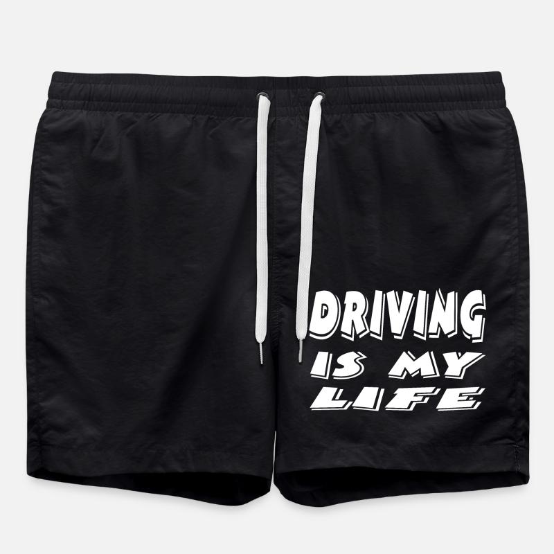 Car - Swim Trunks - black
