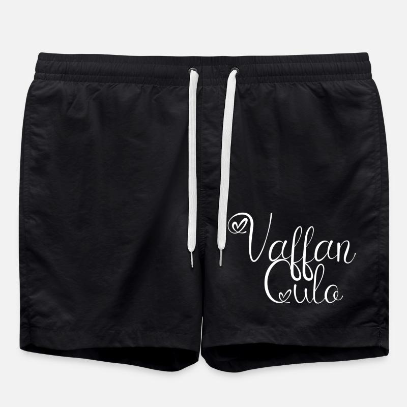 Vaffan Blanc1 - Short de bain - noir