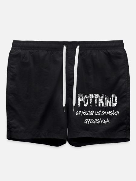 Ruhrpott Kind - Badeshorts - Schwarz