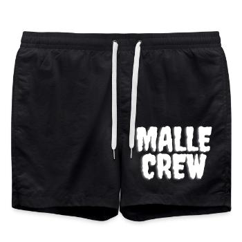 Malle Crew - Swim Trunks - black - Front - AI Model Male 185 light (185cm)