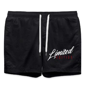 Limited Edition - Badeshorts - Schwarz - Vorne - AI Model Male 185 light (185cm)