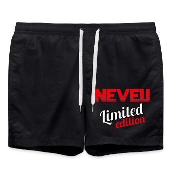 NEVEU LIMITED EDITION - Short de bain - noir - Devant - AI Model Male 185 light (185cm)