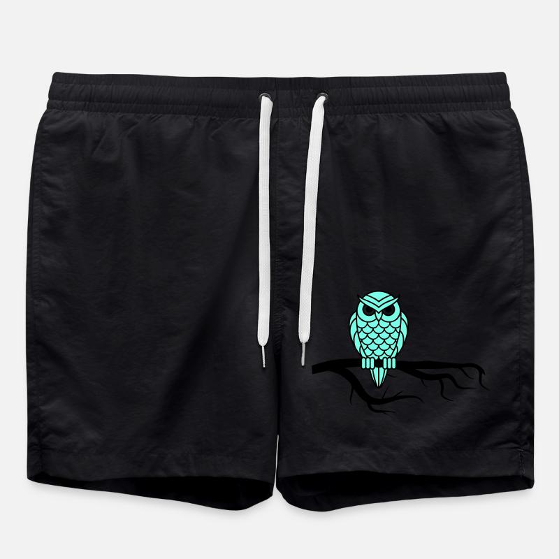 nightowl 01 - Badeshorts - Schwarz