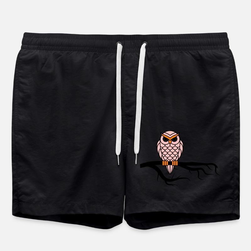 Nightowl 02 - Swim Trunks - black