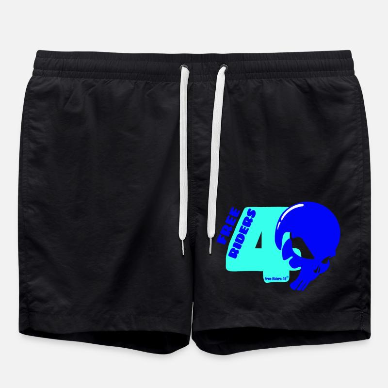 FR49 Ice Mint - Short de bain - noir