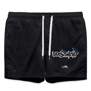 Geesthacht - Badeshorts - Schwarz - Vorne - AI Model Male 185 light (185cm)