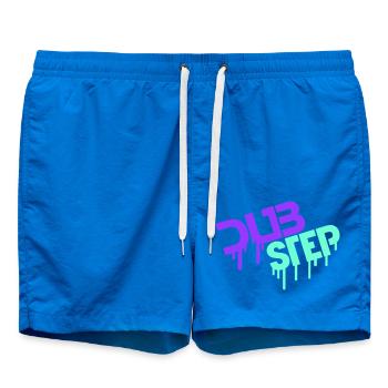 Drop Dub Step Techno Music Party Club Texte Logo - Short de bain - cobalt blue - Devant