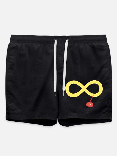 Me and infinity - Swim Trunks - black