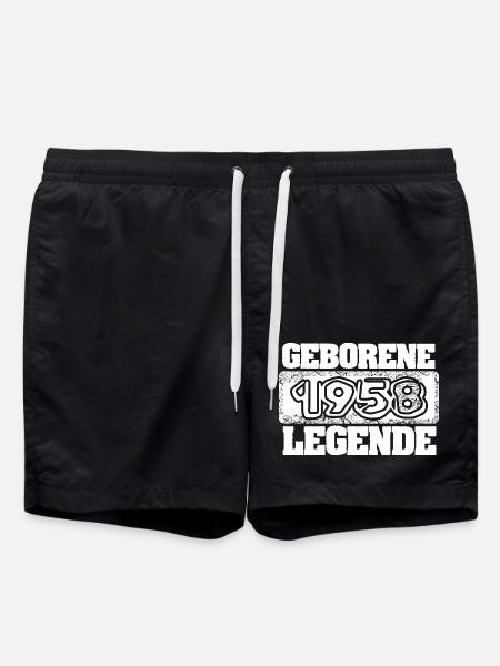 Birthday 1958 - Swim Trunks - black