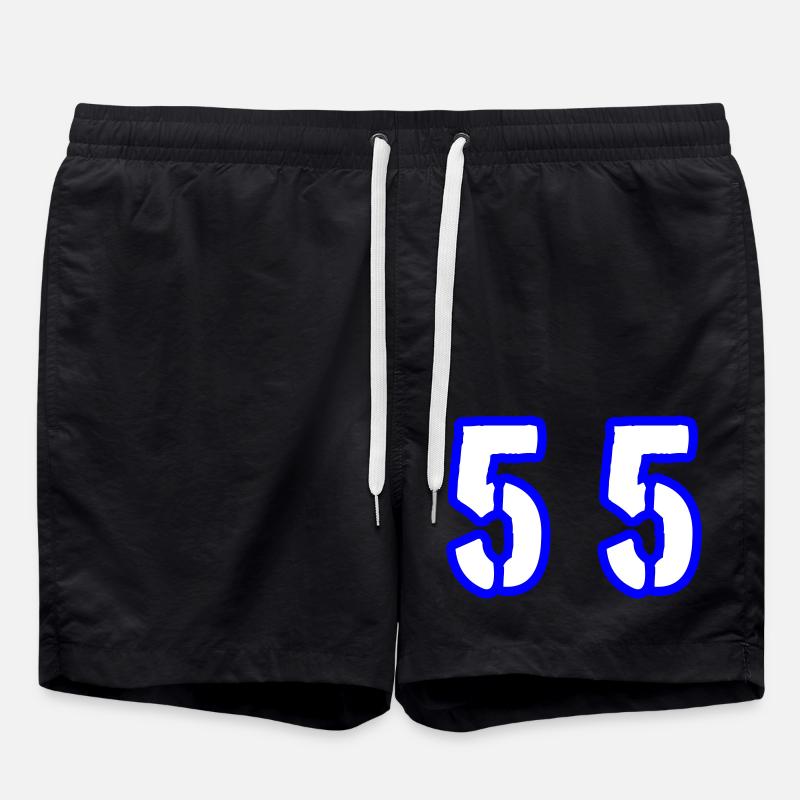 55 Symbole numérique - Short de bain - noir