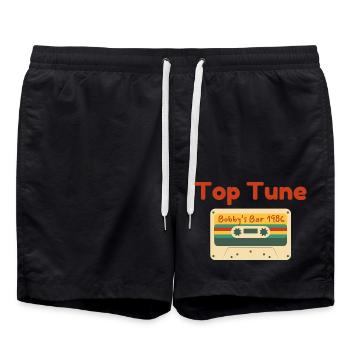 Top Tune - Swim Trunks - black - Front - AI Model Male 185 light (185cm)
