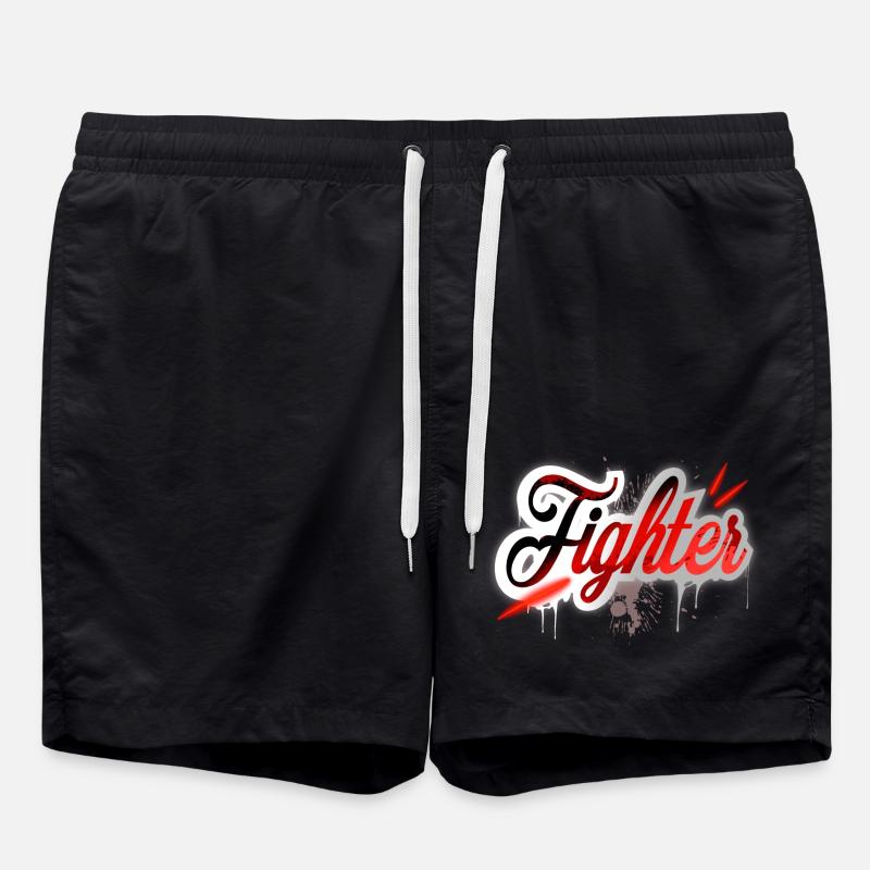 Fighter - Swim Trunks - black
