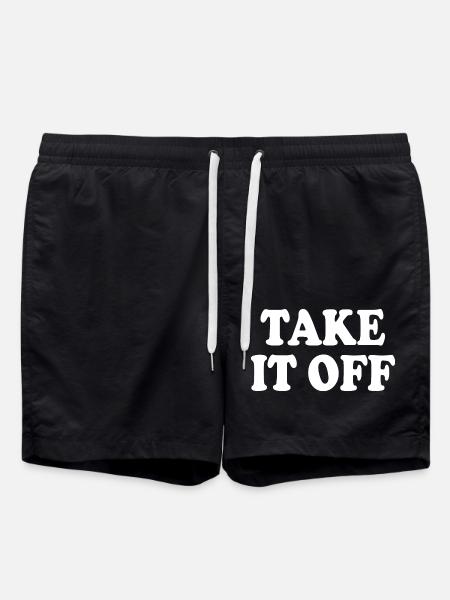 Take it off - Swim Trunks - black