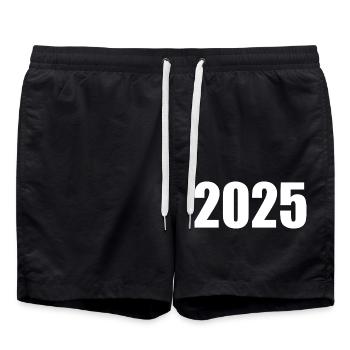 2025 - Swim Trunks - black - Front - AI Model Male 185 light (185cm)