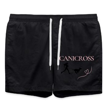 Canicross alltägliche Frauen - Badeshorts - Schwarz - Vorne - AI Model Male 185 light (185cm)