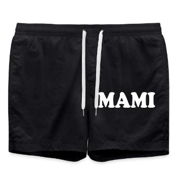Mami - Short de bain - noir - Devant - AI Model Male 185 light (185cm)