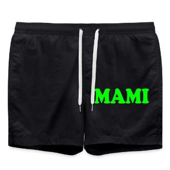 Mami - Short de bain - noir - Devant - AI Model Male 185 light (185cm)