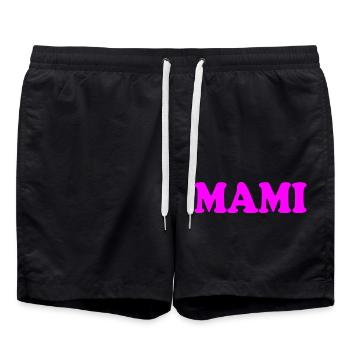 Mami - Short de bain - noir - Devant - AI Model Male 185 light (185cm)
