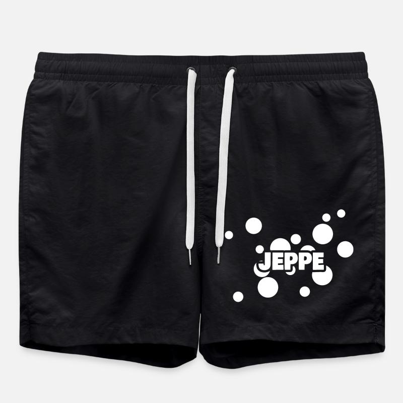 First name Jeppe - Swim Trunks - black
