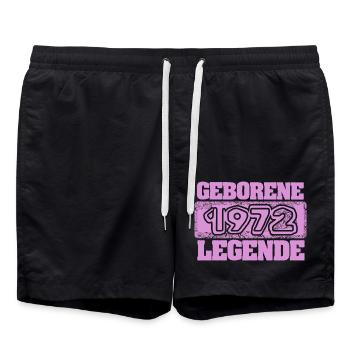 1972 - Swim Trunks - black - Front - AI Model Male 185 light (185cm)