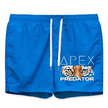 Roaring Apex Predator - Tiger Face Tee - Swim Trunks - cobalt blue - Front