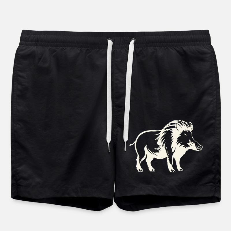 Sanglier 1 - Short de bain - noir