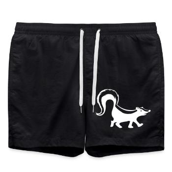 mouffette - Short de bain - noir - Devant - AI Model Male 185 light (185cm)