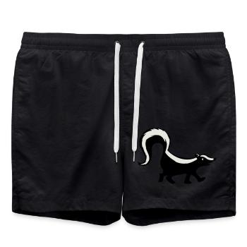 Mouffette - Short de bain - noir - Devant - AI Model Male 185 light (185cm)