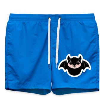Chauve-souris mignonne - Conception de dessin animé amusante pour Hall - Short de bain - cobalt blue - Devant