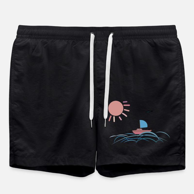 Sailing - Swim Trunks - black