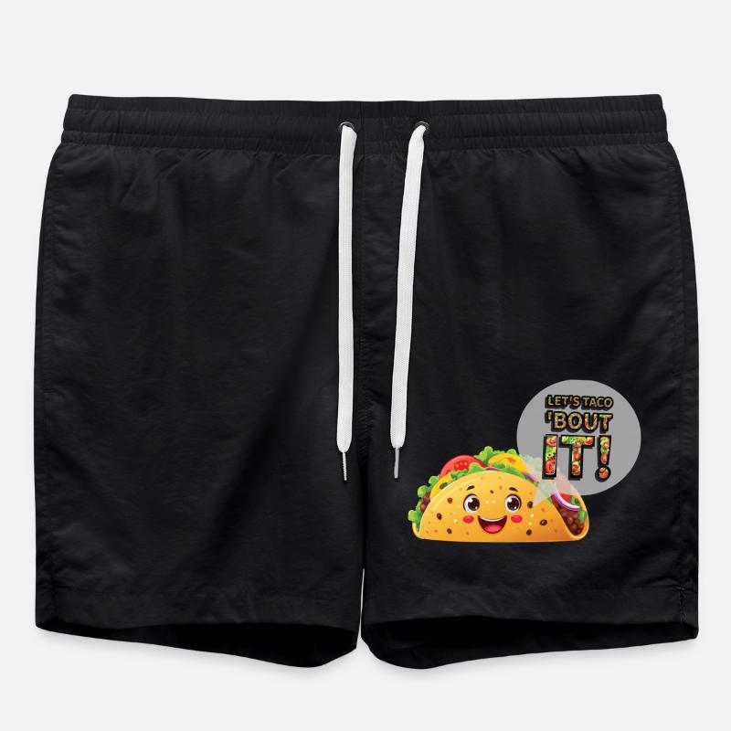 Let's taco 'bout it - Short de bain - noir