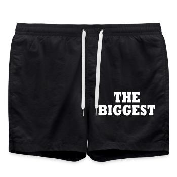 The biggest - Short de bain - noir - Devant - AI Model Male 185 light (185cm)