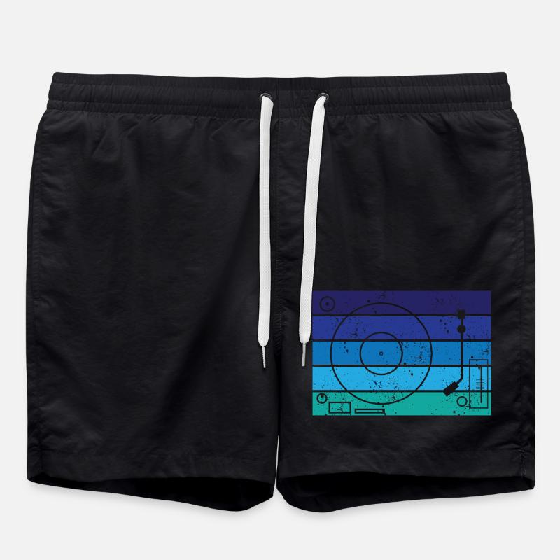 Vinyl - Badeshorts - Schwarz